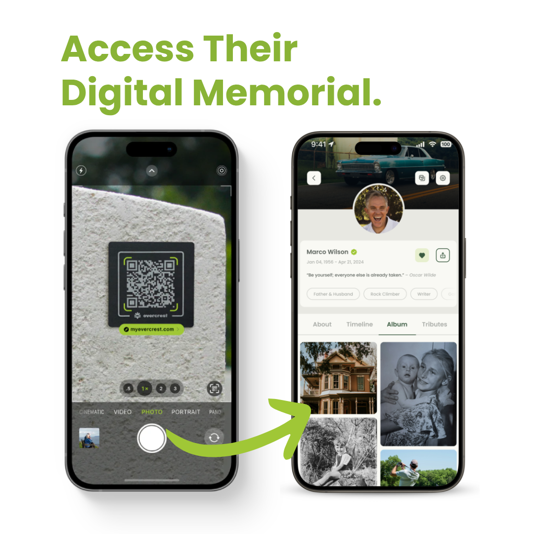 Memorial QR Code by evercrest